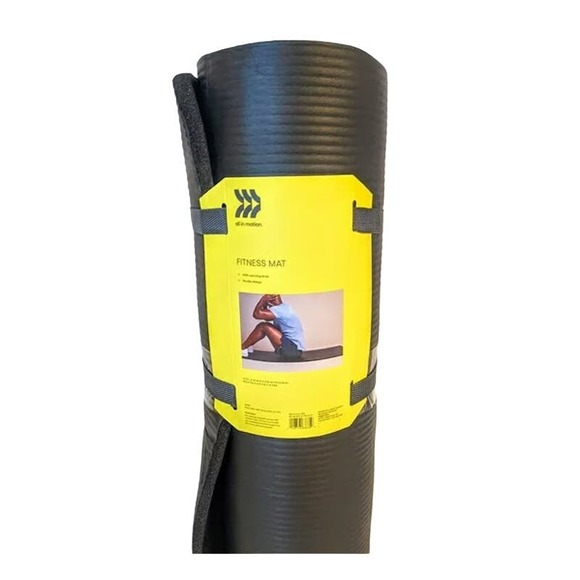 all in motion Other - All in Motion Premium Fitness Mat/Yoga Mat 72"x24"x.59"Thick Black Carry Strap